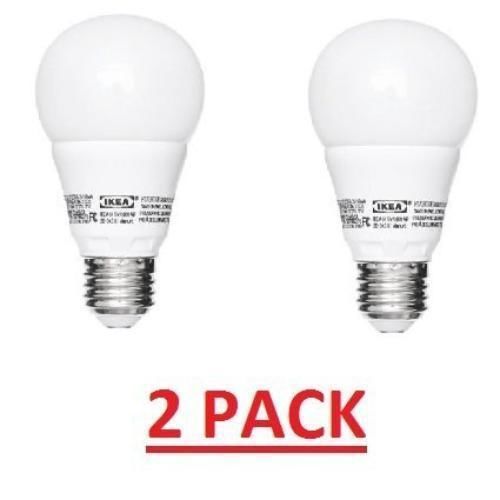 New ledare e26 400 lumen, 6.3 watts, 2700k opaque led light bulb - set of 2 for sale