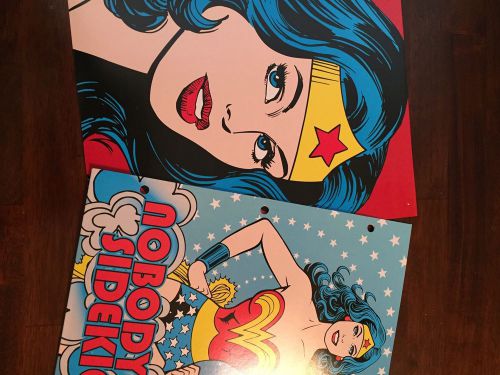 Wonder Woman Folder Portfolio School Three Hole Punch