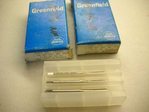 GREENFIELD 5-44 NF TAP SETS LEADER / PLUG / BOTTOM (2 SETS) GH2 MADE IN USA