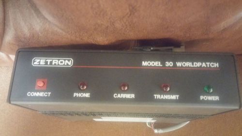 Zetron model 30 worldpatch for sale