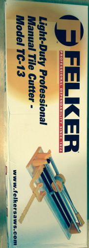NEW Husqvarna Felker TC-13 13&#034; Inch Professional Manual Tile Cutter Saw 173493