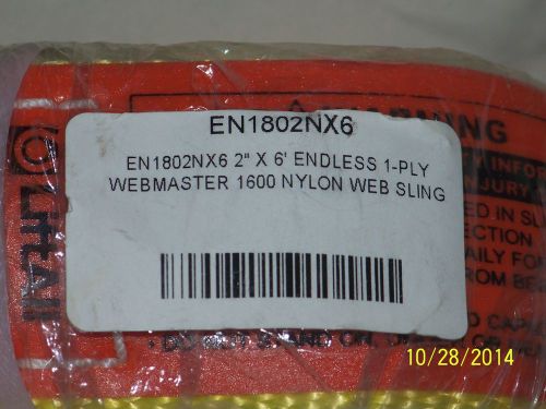 Nip..  webmaster liftall nylon type 3 en1-802nx 6... 2&#034; wide x 6&#039; long endless for sale