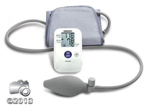 Omron upper arm bp monitor model hem 4030 (white) blood pressure monitor for sale