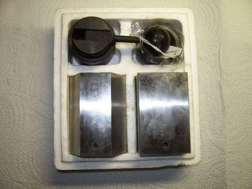 Collet 5c collet closer block set- square &amp; hex with rings and closer attachment for sale