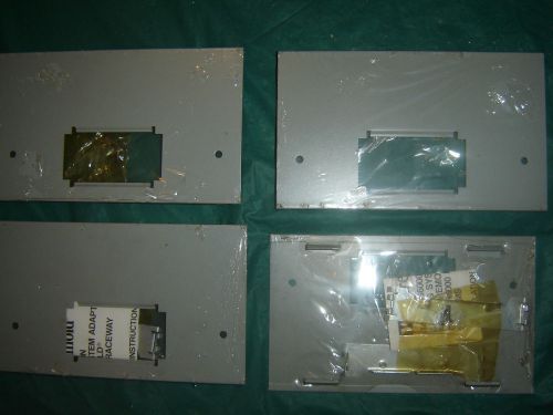 Lot of 4 Wiremold G4000N/G6000N Cabling System Adapter for 4000 &amp; 6000 Raceway