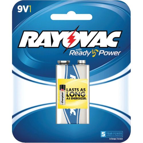 BRAND NEW - Rayovac A1604-1f Alkaline Batteries (9v; Single)