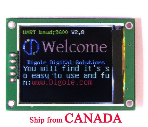 1.8&#034; serial:uart/i2c/spi color tft lcd 160x128 display module for arduino ca for sale