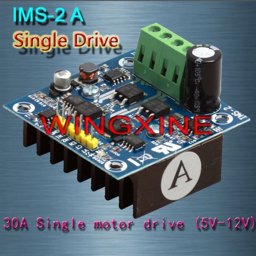 Free shipping, 4pcs/lot IMS-2A/30A/3V-15V Single H Bridge Motor Driver Module