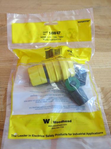 Woodhead 14W47 Plug-Watertite-New In Bag