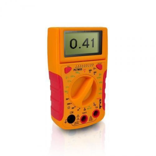 New pyle - pltm35 - mini digital lcd multimeter measures dc voltage, ac voltage for sale
