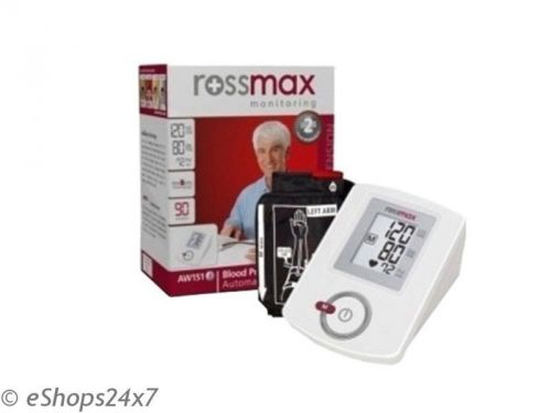 Rossmax aw151f dig blood pressor monitor &amp; part arm type + cuff @ eshops24x7 for sale