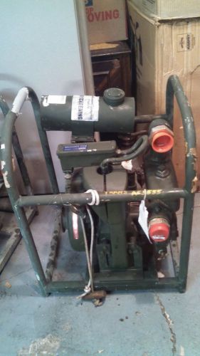 2 e.c schleyer military water transfer trash pump 65 gpm gas engine, 4m-sg-2000 for sale