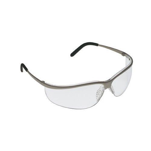 Metaliks™ Sport Safety Eyewear - metaliks sport brushed nickel frame in/out lens