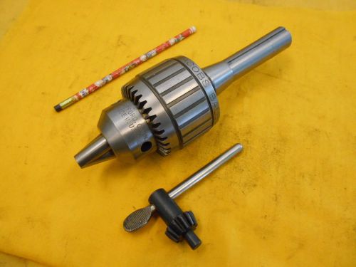 R8 shank x 3/4&#034; drill chuck mill milling r-8 tool holder jacobs 18n super chuck for sale