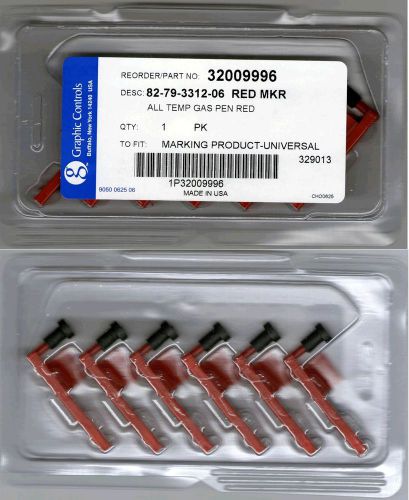 Red pens for itt barton chart recorder - graphic controls 82-79-3312-06 for sale