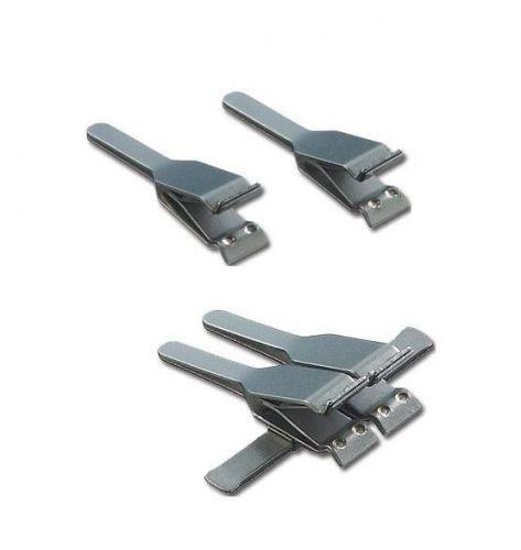 New ss microvascular clamps set b3 &amp; abb 33 s&amp;t pattern b3 abb33 plastic surgery for sale