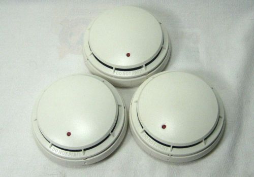 Lot of 3 Simplex 4098-9757 Addressable Smoke Detector Head