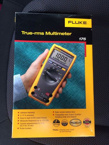 FLUKE 175 MULTIMETER NEW in Case/w manual
