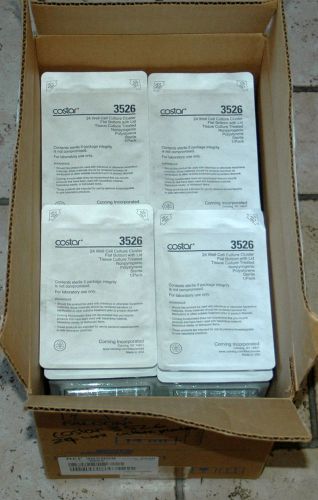 36 Costar 3526 Clear 24 Well TC-Treated Multiple Well Plates, Sterile, Sealed