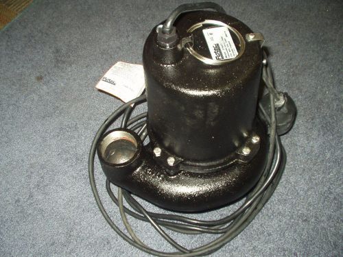 Flotec 3/4 hp cast iron professional series sewage pump for sale
