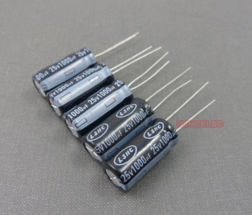 1000uf 25v electrolytic capacitor long life 105degc ls 50pcs for sale