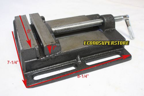5&#034; DRILL PRESS VISE / PIPE CLAMPING HOLDING CAST IRON VISE CHIVD5