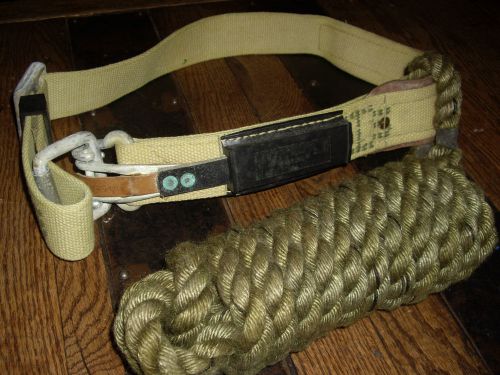 Bethlehem steel unused quick release tool safety bridge belt ironworker msa wow! for sale