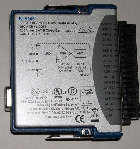 National Instruments / NI 9205 analog input card