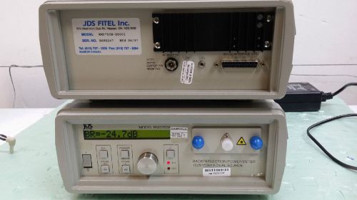 JDS RM3750B Z001 BACKREFLECTION/POWER METER 1625/1550 nm DUAL SOURCE