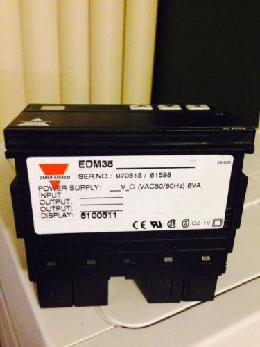 Carlo gavazzi edm35 panel meter 115vac power, 600vac input 2 relays out free sh for sale
