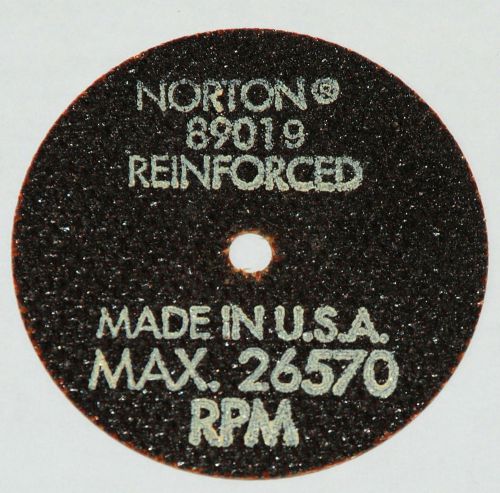 Norton 89019 3&#034; x 1/32&#034; x 1/4&#034;  Automotive Cut-Off Wheels Box Of 100
