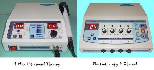 Combo offer ectrotherapy pain relief + ultrasound 1 mhz pe1 for sale