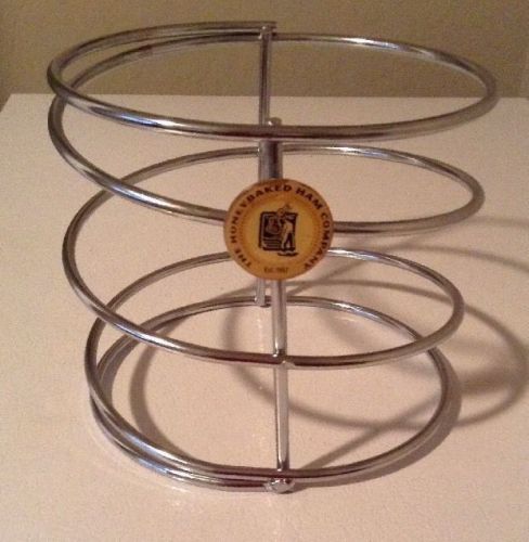 Vintage Stainless Steel Honey Baked Carving Ham Wire Stand/Holder