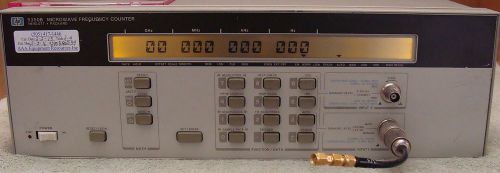 HP - AGILENT 5350B 40GHz CW MICOWAVE COUNTER W/ OPT 040! 5352B ! CALIBRATED !