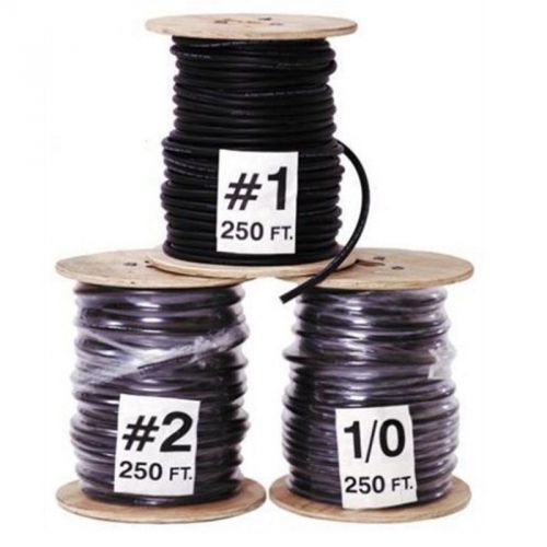 #4 Welding Battery Cable 250 Feet Made in USA Black