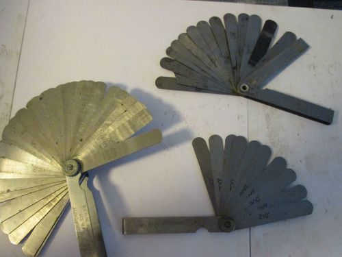 LOT Feeler gages machinist mill toolmakers tools  c16