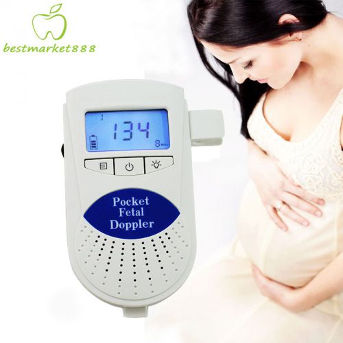 Fda brand new 8.0 mhz waterproof probe vascular fetal doppler monitor 2015 new for sale