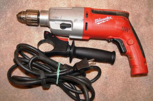 Milwaukee 5387-20 8-amp 1/2 in. dual speed concrete hammer drill for sale