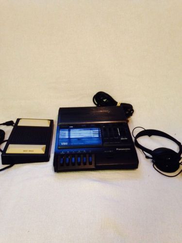 Panasonic RR-830 Cassette Tape Transcriber w/ Foot Pedal RP-2692 Great Condtion
