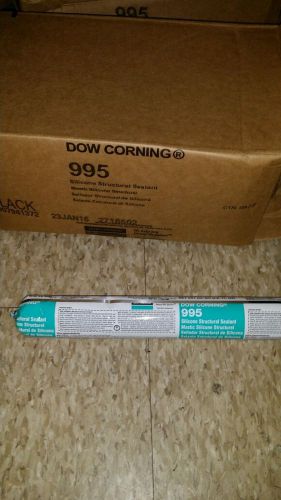 Dow corning 995 black silicone building sealant - sausage 1/23/16 (16pc case) for sale