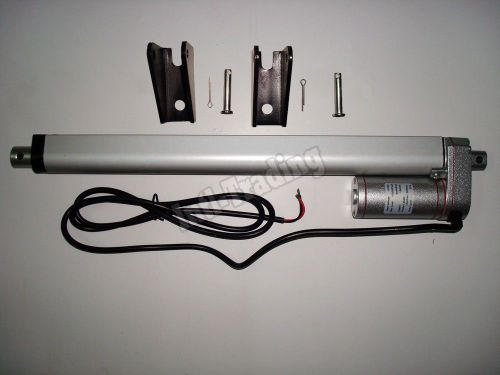 Multi-function 12&#034; Linear Actuator w/ Brackets 12Inch Stroke 220 Pound Max Lift