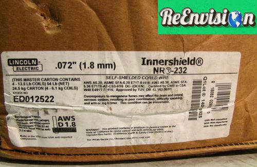 Lincoln electric innershield nr-232 flux core carbon steel 27 lbs 0.072 in for sale