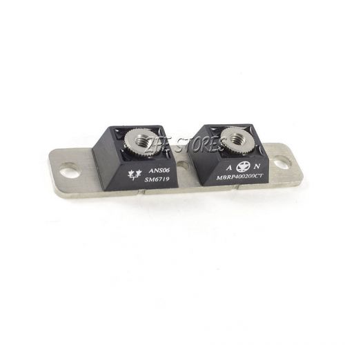 1Pc SBD Schottky Barrier Rectifier Diode Module Black Silver Tone 400A 200V New