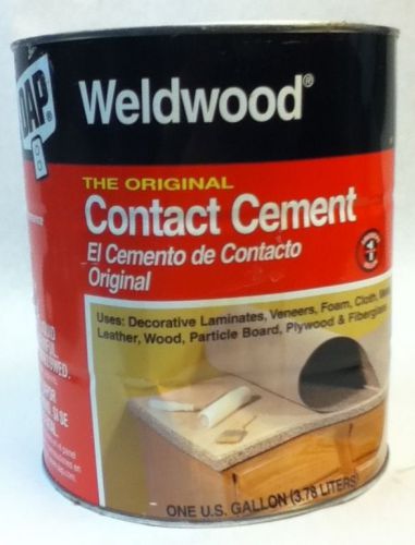 Dap Weldwood Contact Cement 1 Gallon Laminates/Veneers/Wood/Plywood 874.WP.5A