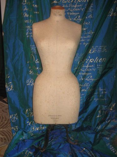 Vintage French Dress Form Stockman Paris Christian Dior Display RARE