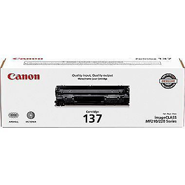 Canon MF210/220 Toner Cart Black 137 Genuine New