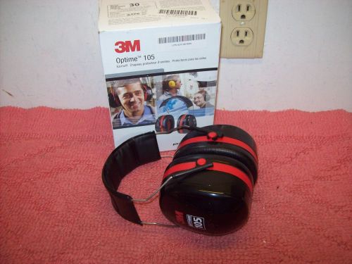 Peltor 3M Optime 105 H10A Earmuffs Over the Ear Hearing Protection Shooting, new