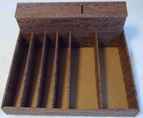 Wood grain honor snack boxes 1 ea great office income business for sale