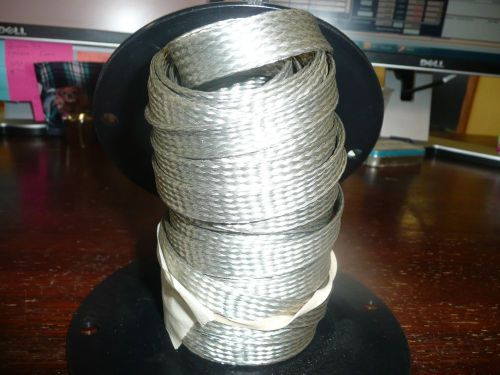 Allied wire  aa59569r32t0781 awg 7 tinned copper tub braid   approx 40ft for sale