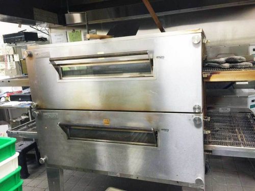 Lincoln 3255 gas double stack conveyor oven&#039;s 14 months of use 32,019 new  deal! for sale
